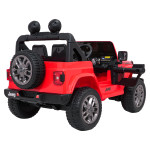 Elektrické autíčko Jeep Wrangler Rubicon Lift 4x4, 24V - červené
